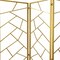 Homeroots 3 Panel Gold Room Divider with Geometric Motif 379902 - alternate 5